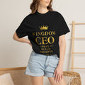 Kingdom CEO T-Shirt "Pray • Build • Prosper" Inspirational Christian Tee