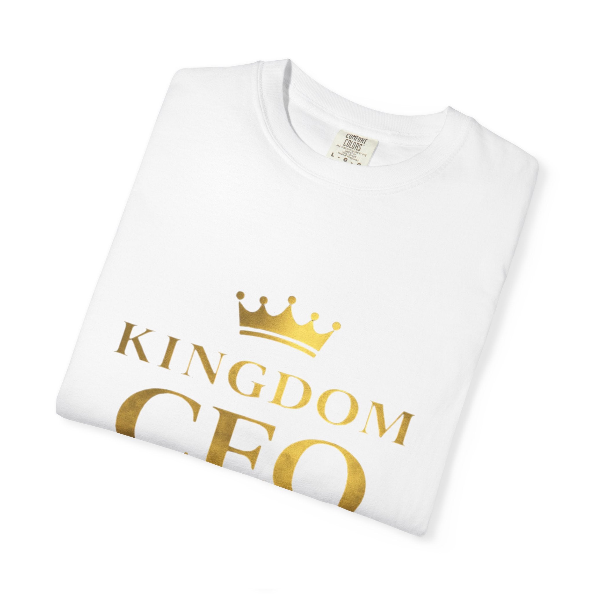 Kingdom CEO T-Shirt "Pray • Build • Prosper" Inspirational Christian Tee